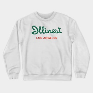 Illinest Holiday Inn Distressed Los Angeles Crewneck Sweatshirt